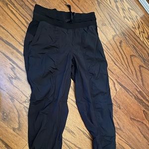 Black Lululemon Studio Joggers